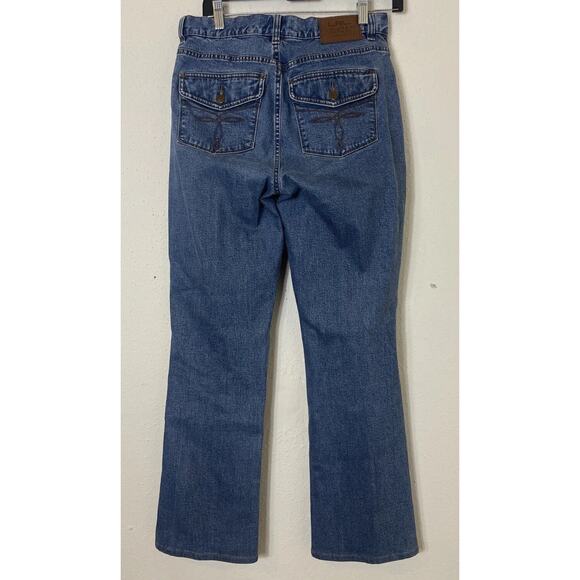 Lauren Jeans Co LRL Ralph Classic Boot Cut Denim Mid Rise Womens Blue Jeans 4 - Picture 4 of 14
